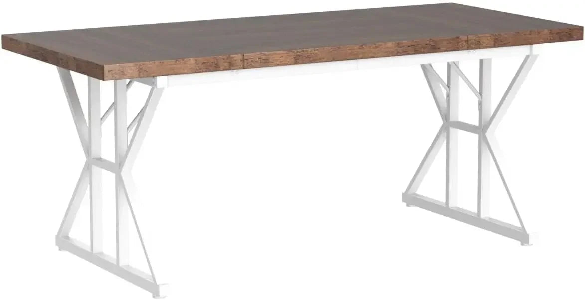 Farmhouse Dining Table for 6 People