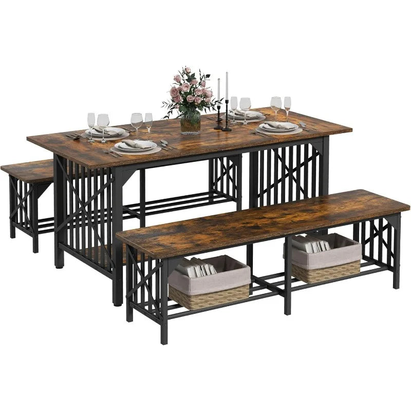 3-Piece Dining Table Set