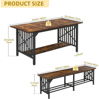 3-Piece Dining Table Set